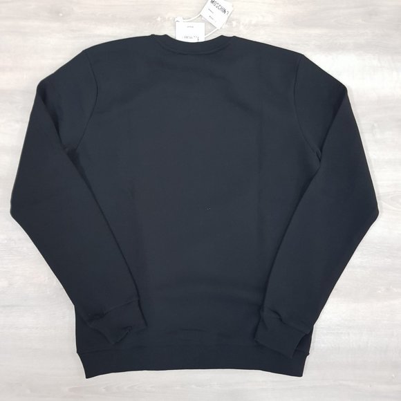 Moschino Logo Printed Black Sweatshirt